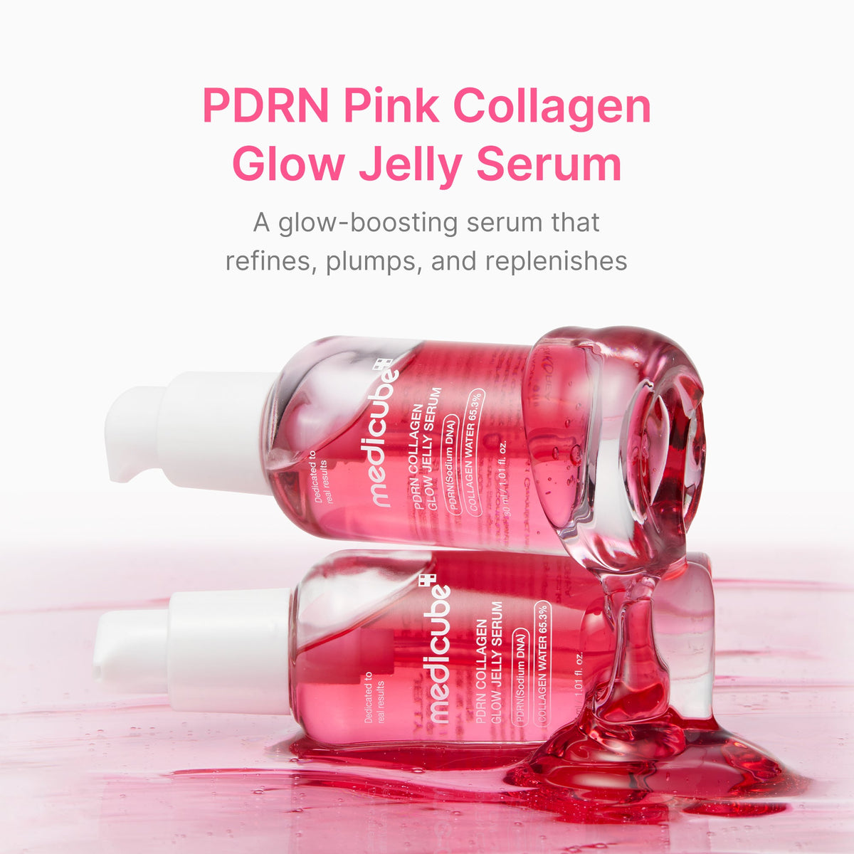 Medicube PDRN Collagen Glow Jelly Serum 30ml 2