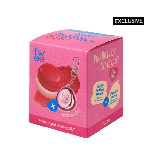 FWEE Keyring Lip&Cheek Blurry Pudding Pot CR01 Dear 5g