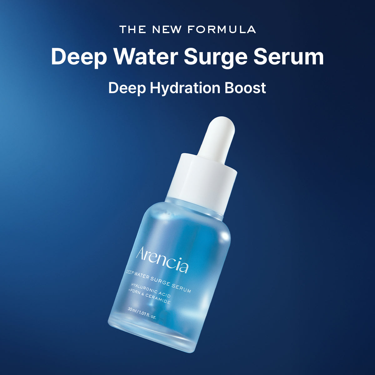 Arencia Deep Water Surge Serum 30ml – packshot of the serum bottle