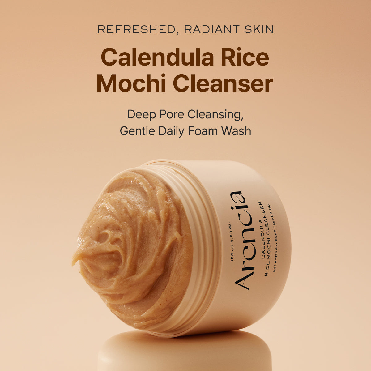 Arencia Calendula Rice Mochi Cleanser 120g 2