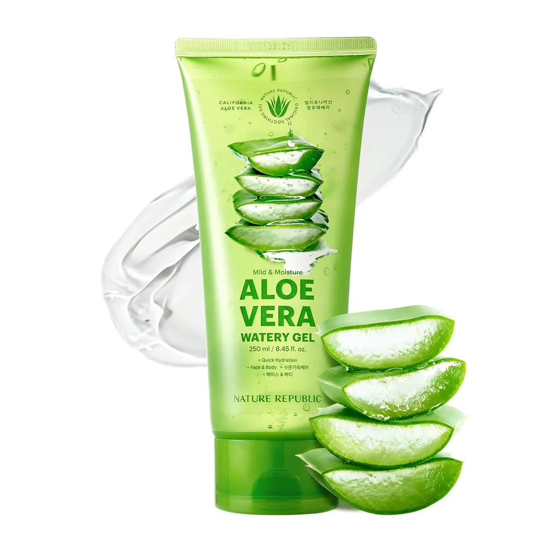 Nature Republic Soothing & Moisture Aloe Vera 92% Soothing Gel(Tube Type) 250ml