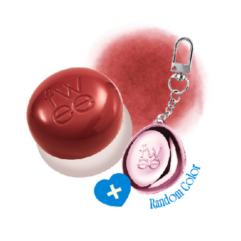 FWEE Keyring Lip&Cheek Blurry Pudding Pot CR01 Dear 5g 2
