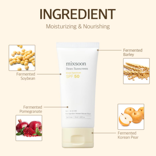 Mixsoon Bean Sunscreen SPF 50 (50ml) 3