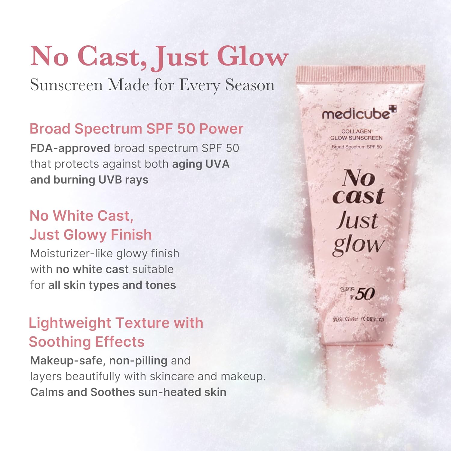 Medicube Glow Collagen Sunscreen 50ml SPF 50 3