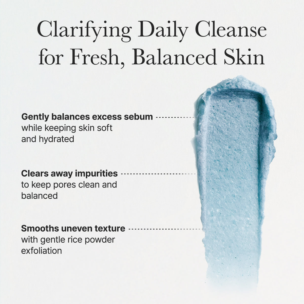 Arencia Fresh Blue Hyssop Rice Mochi Cleanser 120g 4