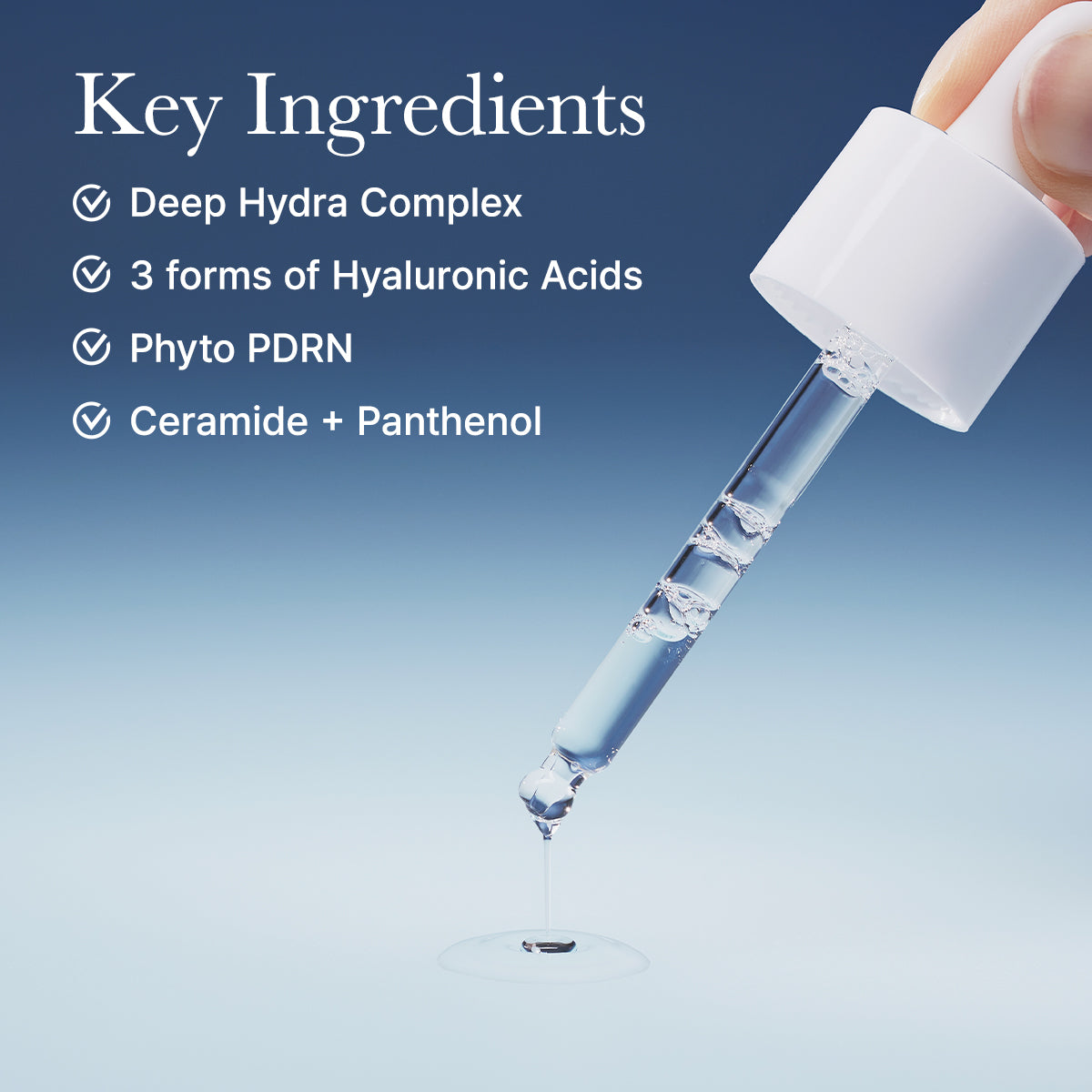 Arencia Deep Water Surge Serum 30ml – key ingredients graphic