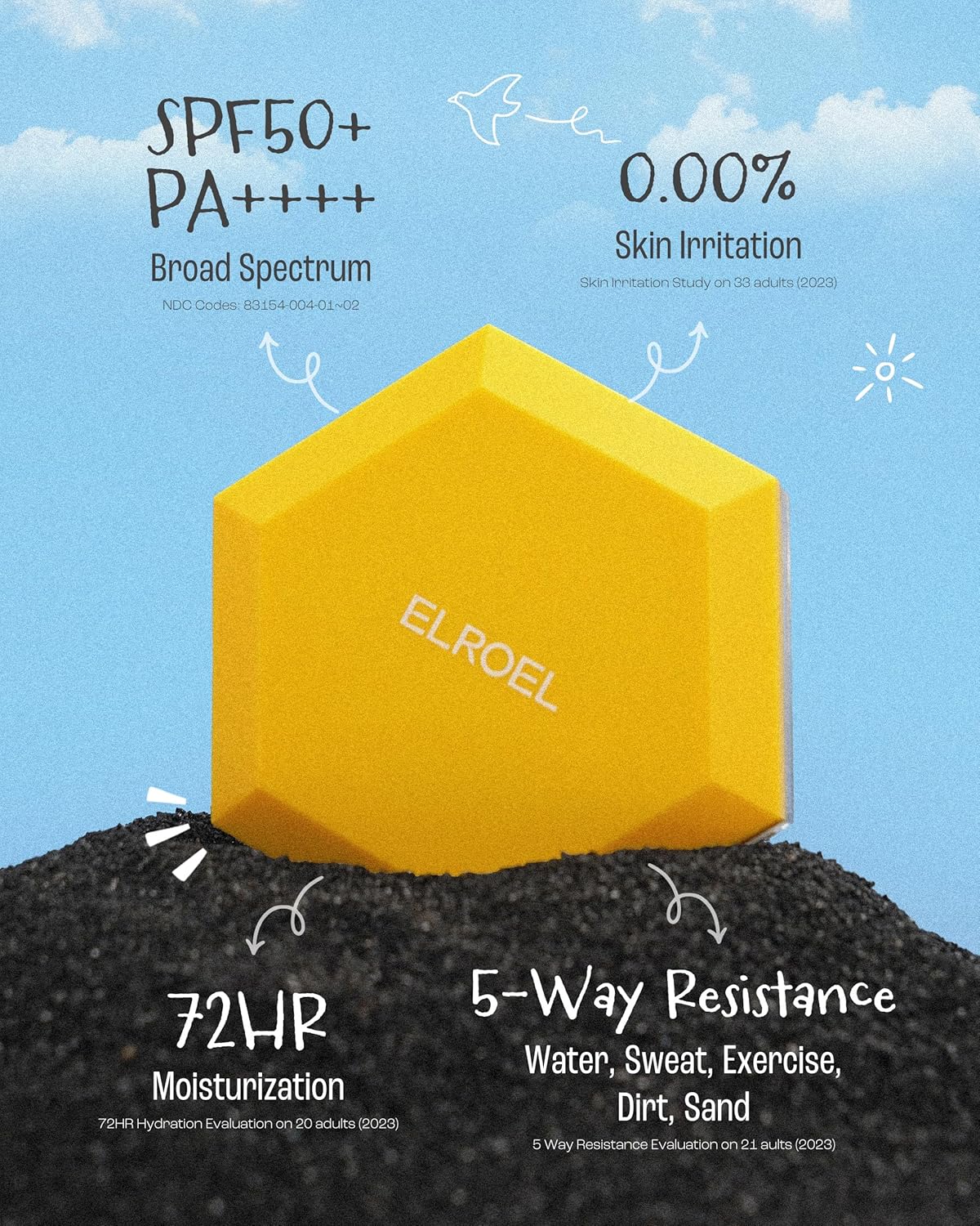 Elroel Pang Pang Big Sun Cushion Plus 25g 4