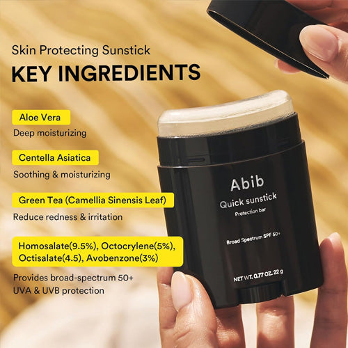 Abib Quick Sunstick Protection Bar SPF50+ 22g 4