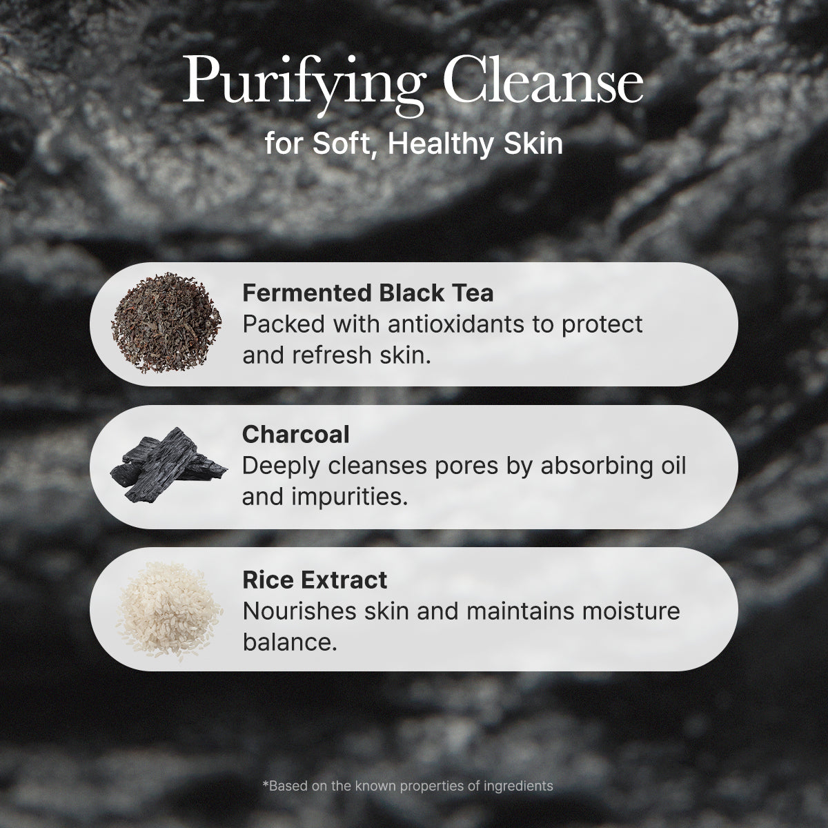 Arencia Black Tea Rice Mochi Cleanser 120g 5