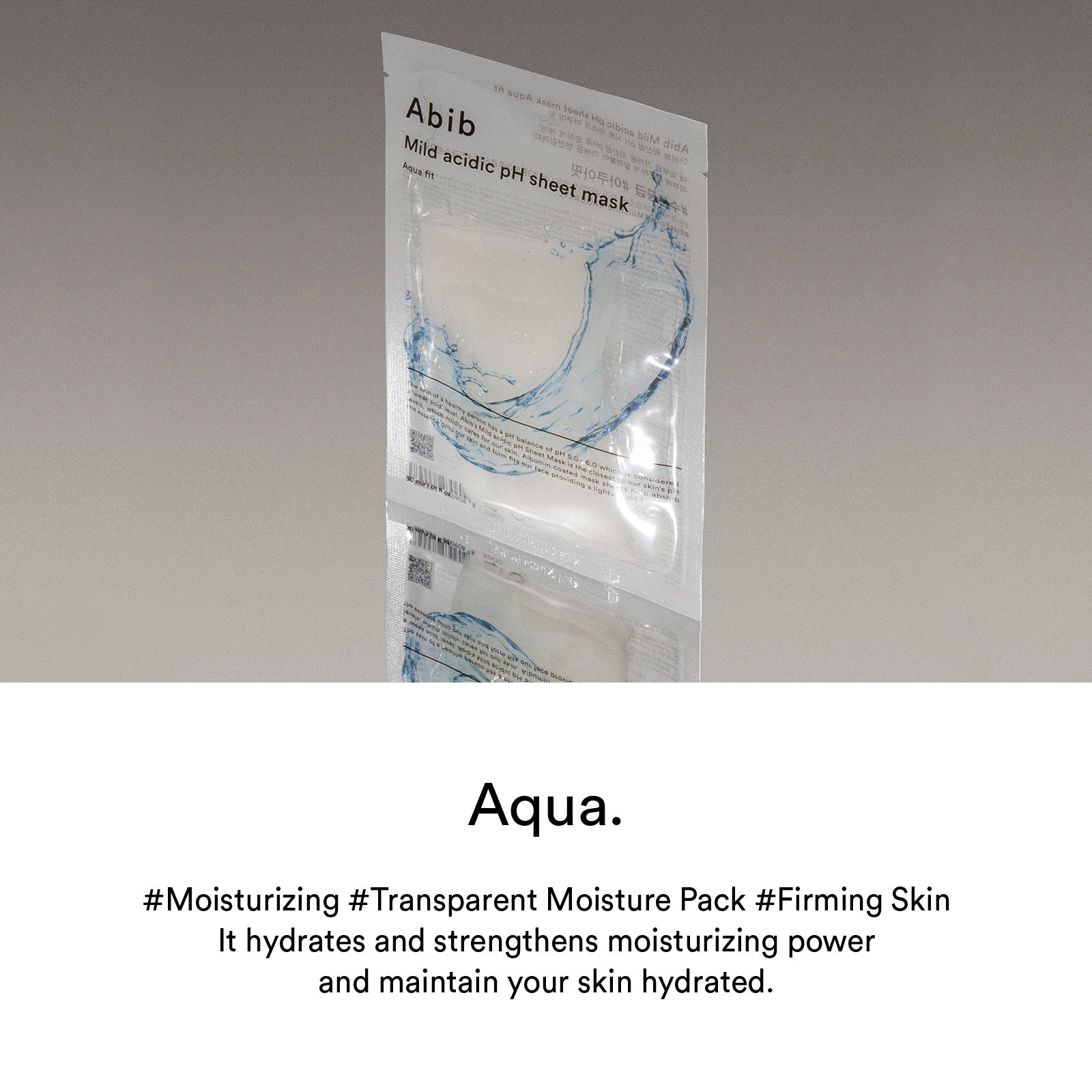 Abib Mild Acidic pH Sheet Mask Aqua Fit (1ea) 5