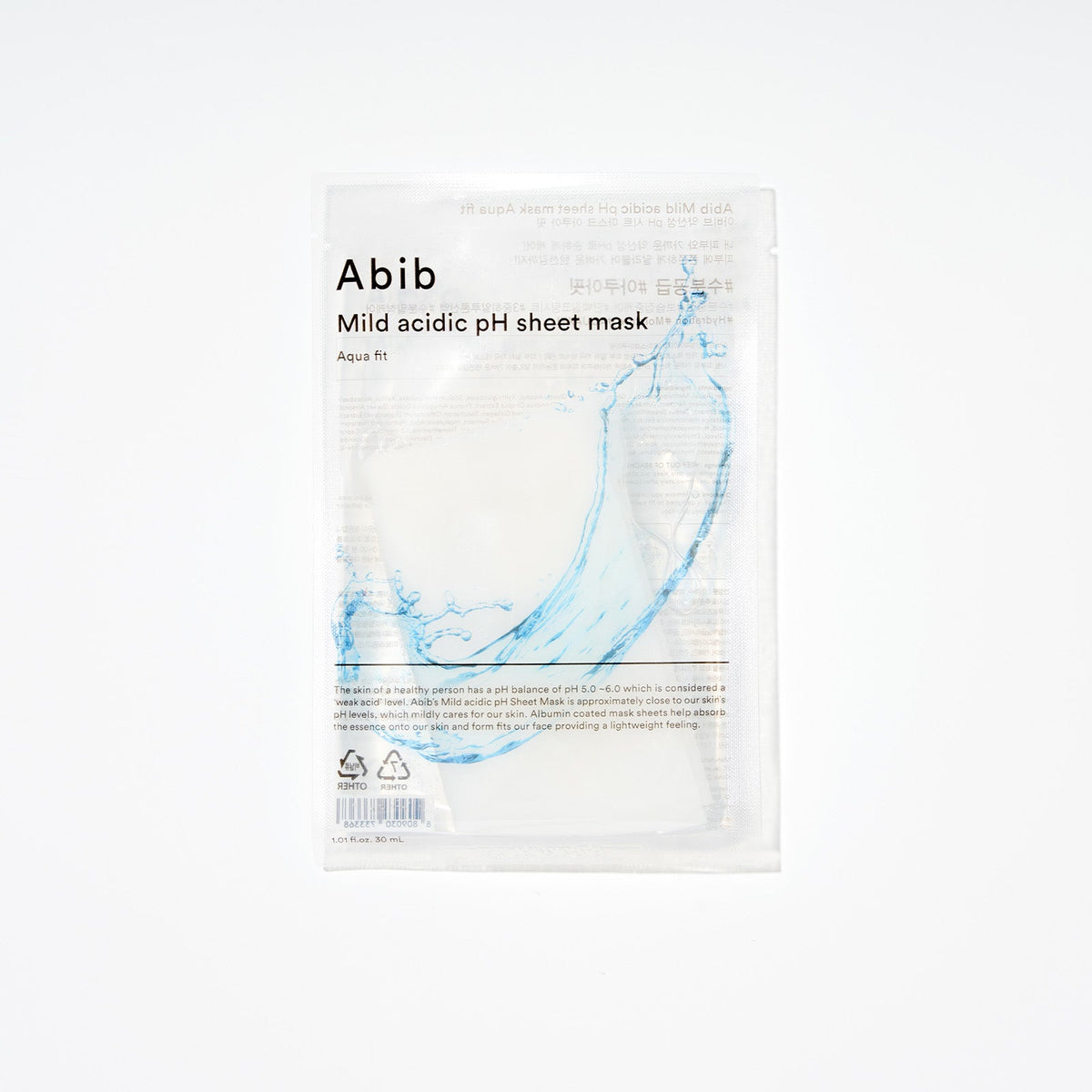 Abib Mild Acidic pH Sheet Mask Aqua Fit (1ea)