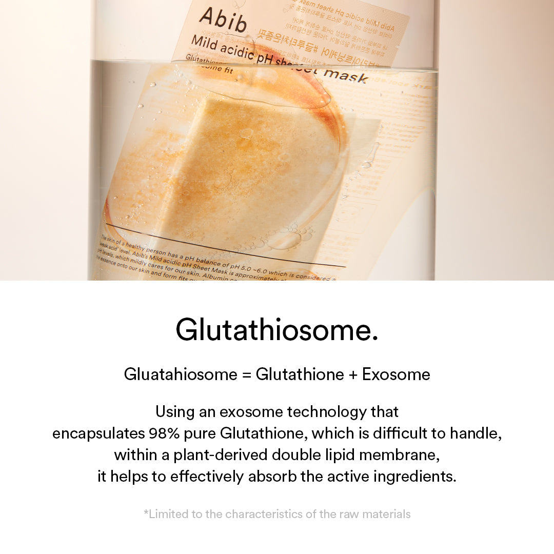 Abib Mild Acidic pH Sheet Mask Glutathiosome Fit 30ml (1ea) 4