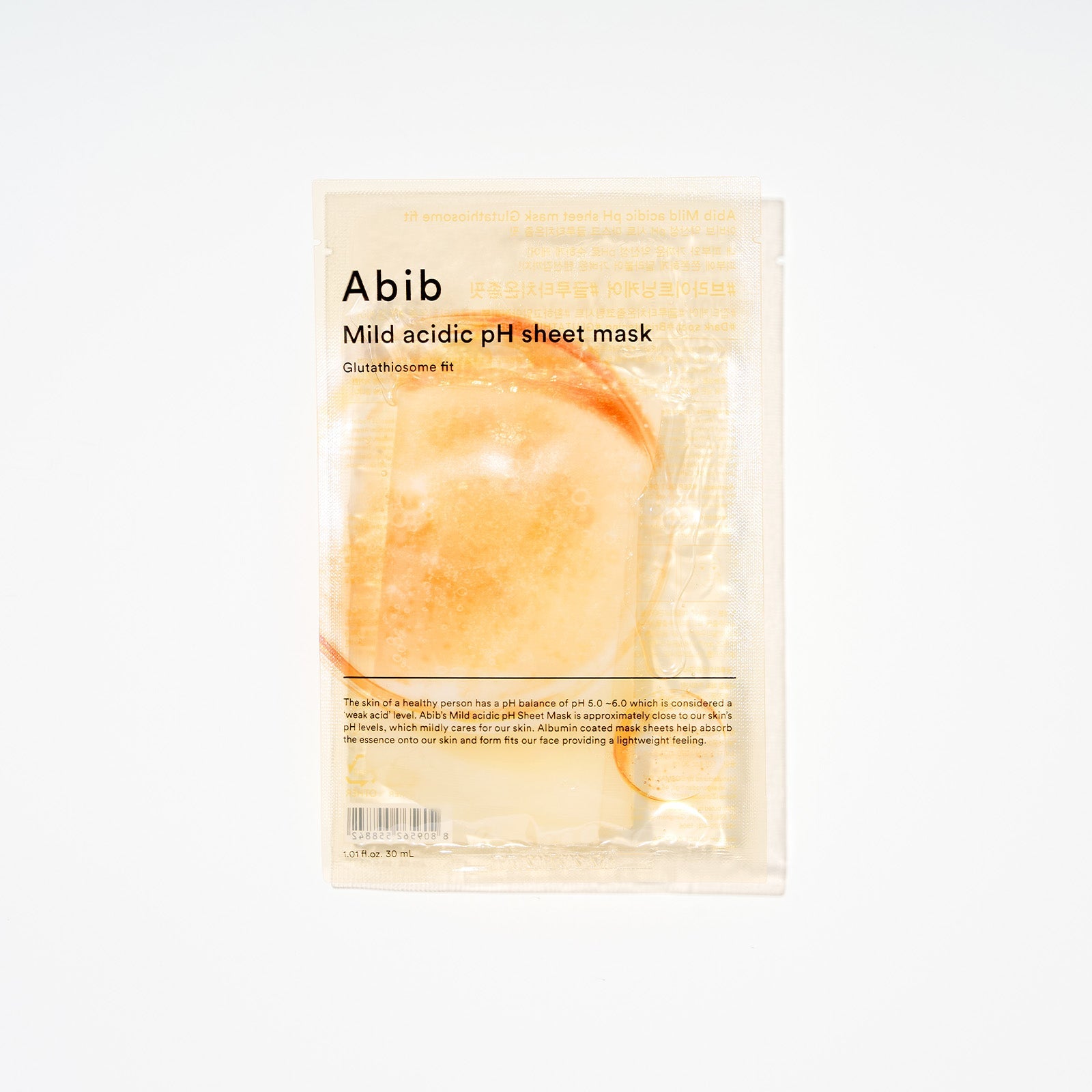 Abib Mild Acidic pH Sheet Mask Glutathiosome Fit 30ml (1ea)