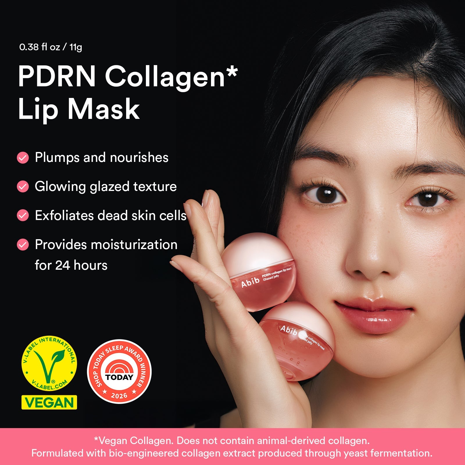 Abib PDRN Collagen Lip Mask Glazed Jelly 11g 2