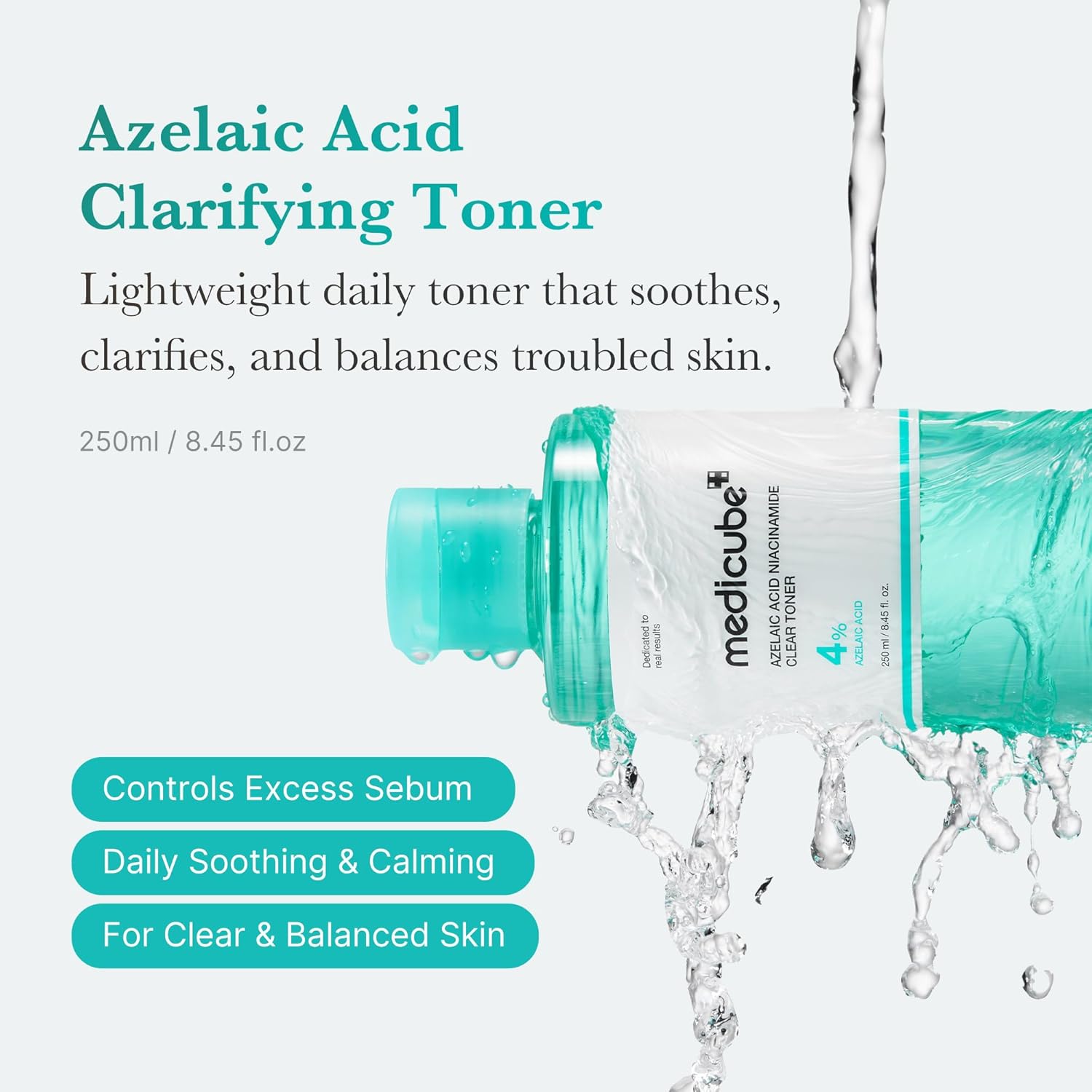 Medicube Azelaic Acid Niacinamide Clear Toner 250ml 4