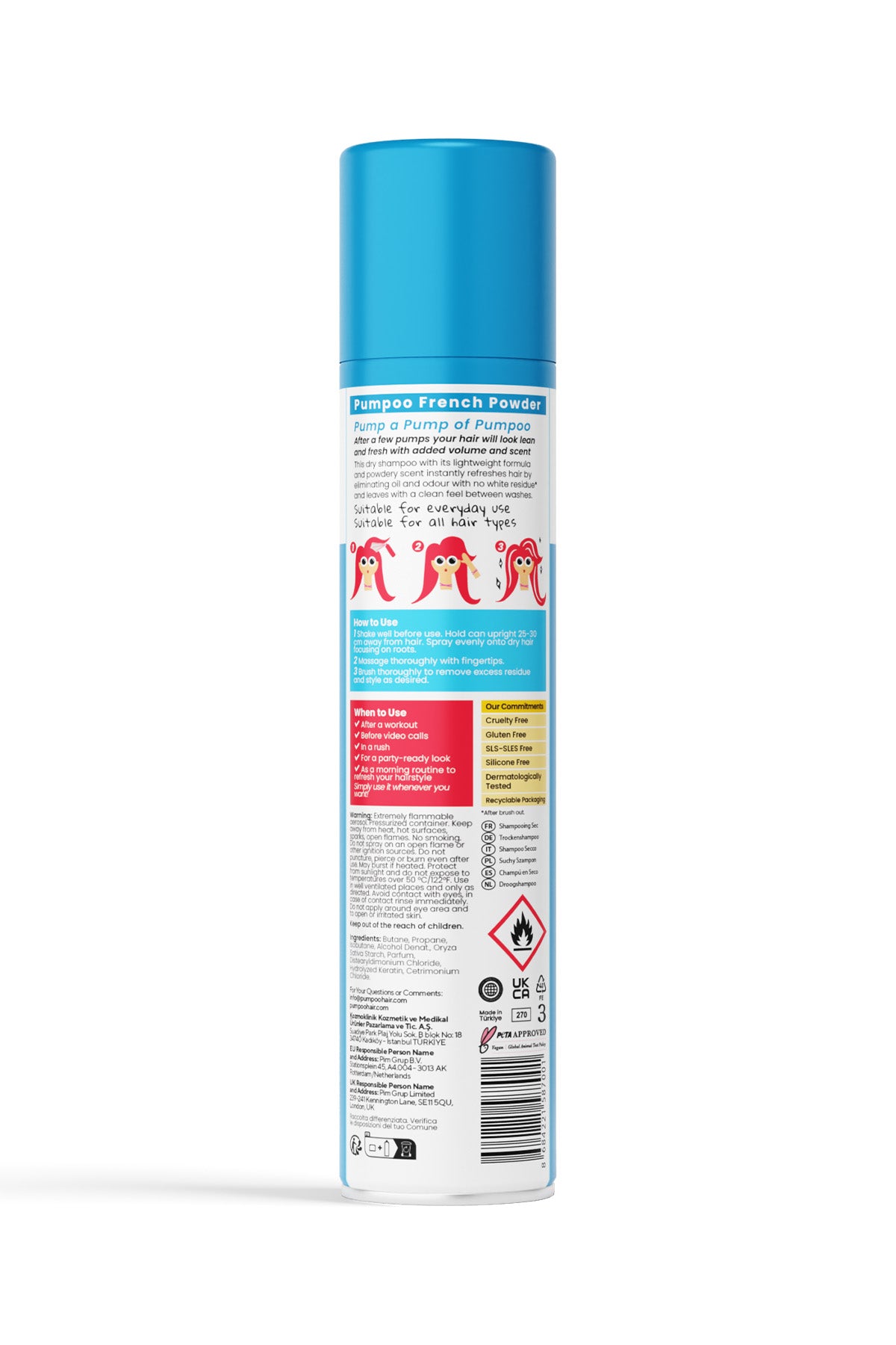 Pumpoo French Powder Dry Shampoo