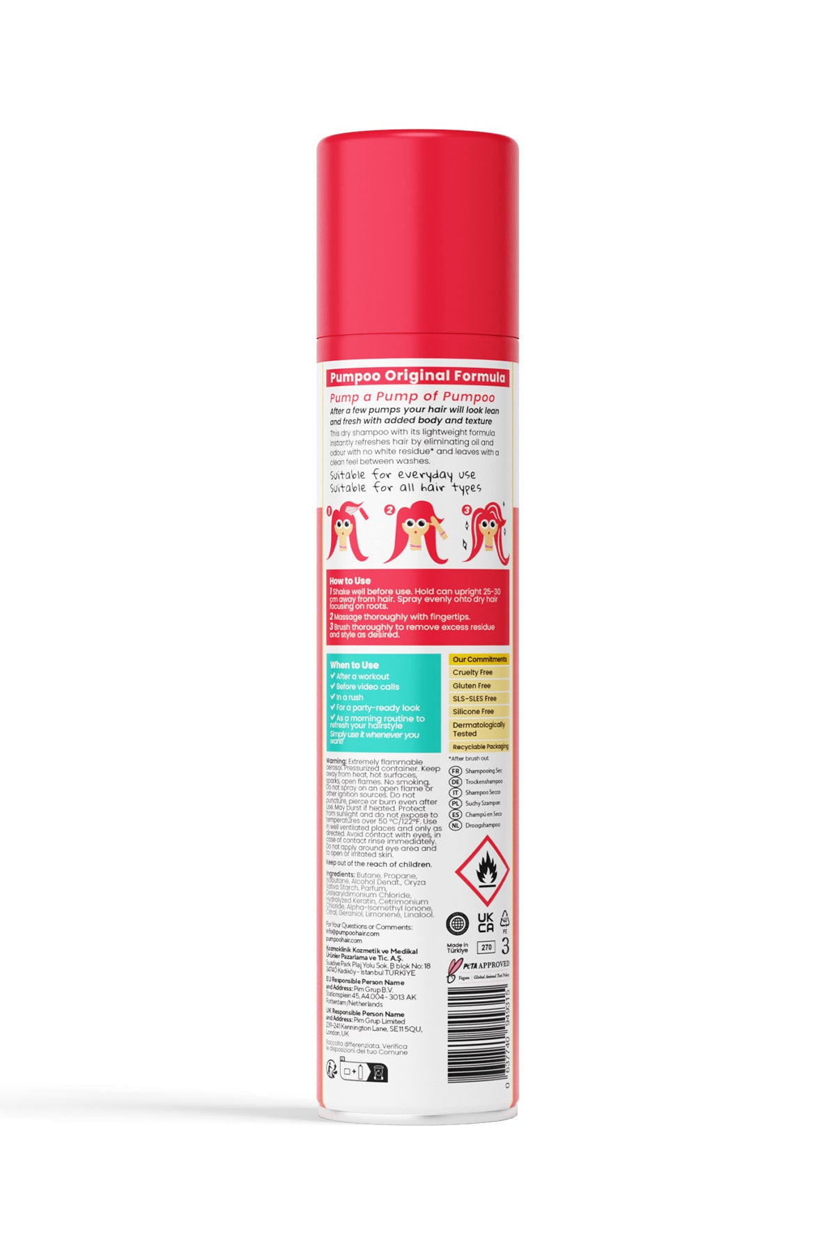 Pumpoo Original Dry Shampoo