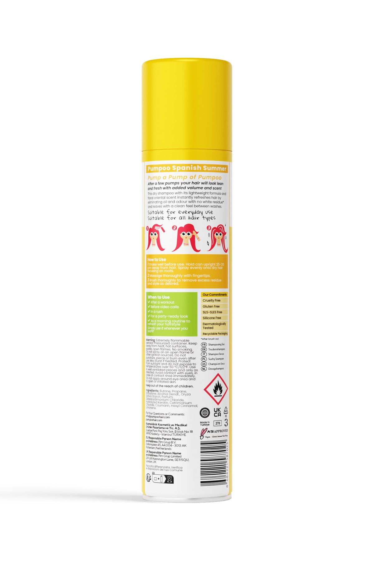 Pumpoo Spanish Summer Dry Shampoo
