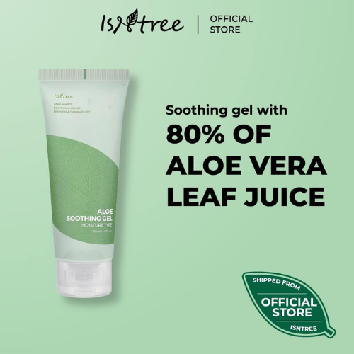 Isntree Aloe Soothing Gel Moisture Type, Aloe Vera 80% 150ml 2