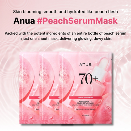 Anua Peach Niacin Serum Mask 25ml (1ea) 2