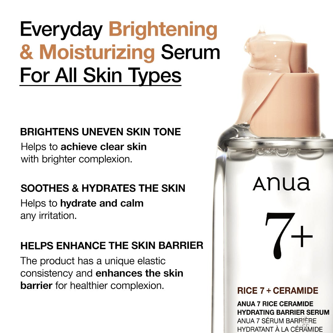 Anua Rice 7 Ceramide Hydrating Barrier Serum 50ml 5