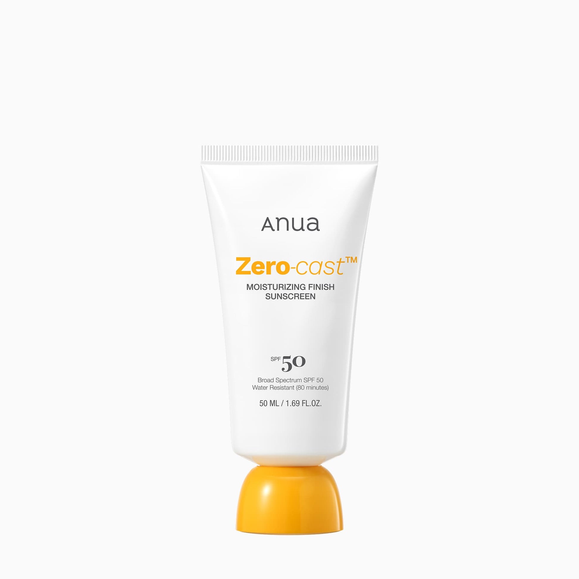 Anua Zero-Cast Moisturizing Finish Sunscreen 50ml