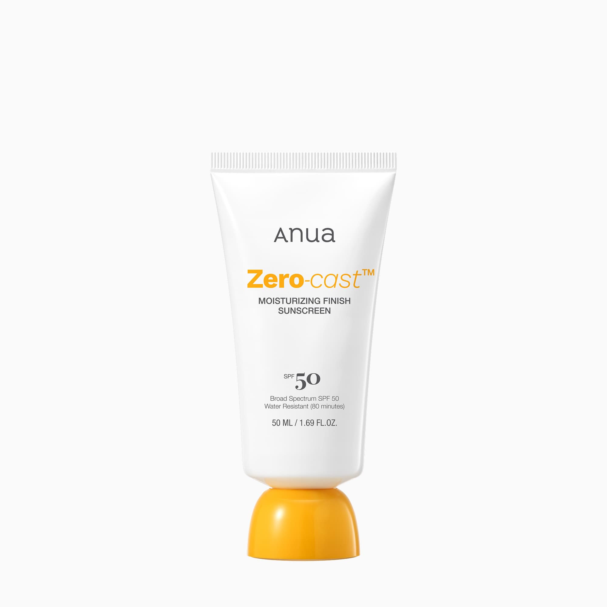Anua Zero-Cast Moisturizing Finish Sunscreen 50ml