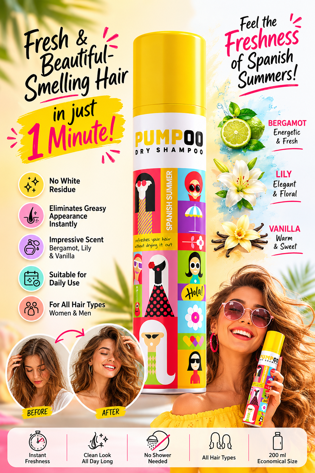 Pumpoo Spanish Summer Dry Shampoo