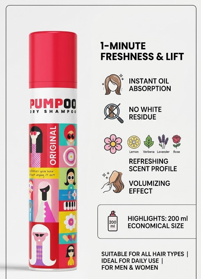 Pumpoo Original Dry Shampoo