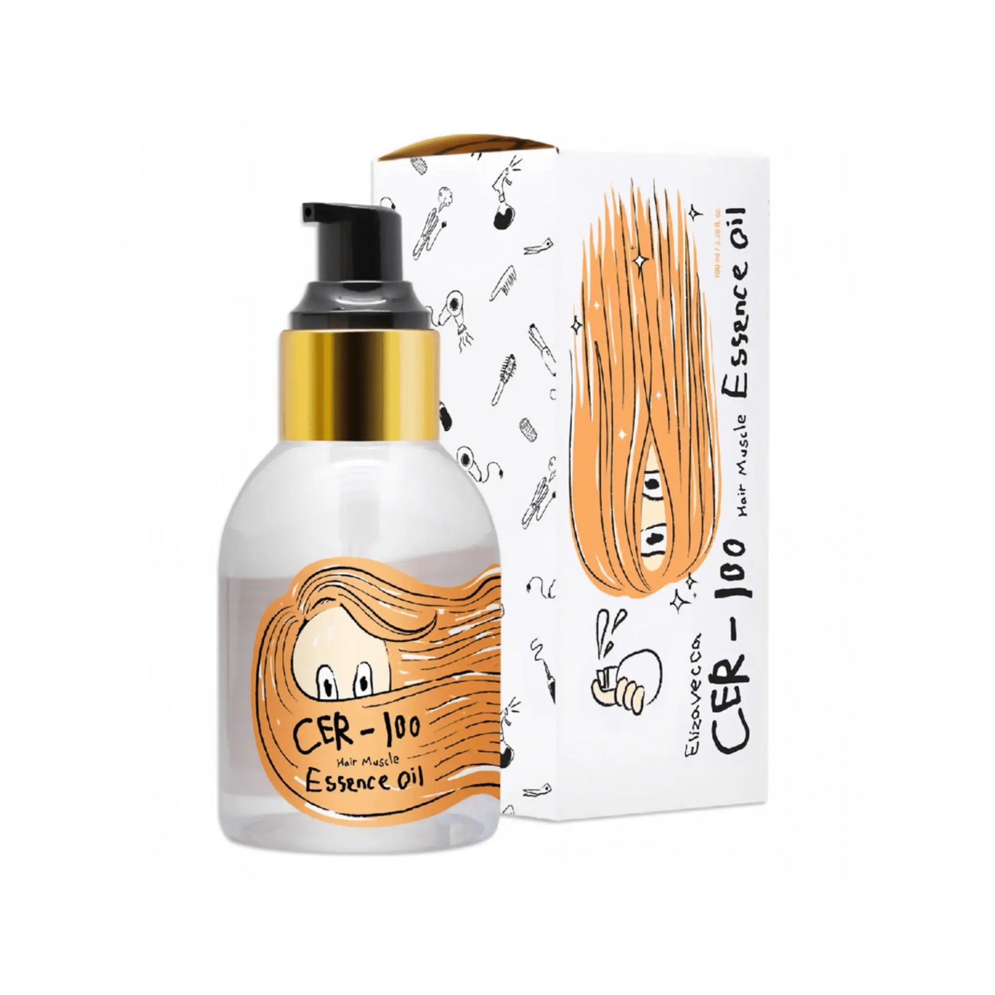 Elizavecca Hair Muscle Essence Oil 100ml (CER-100) 4