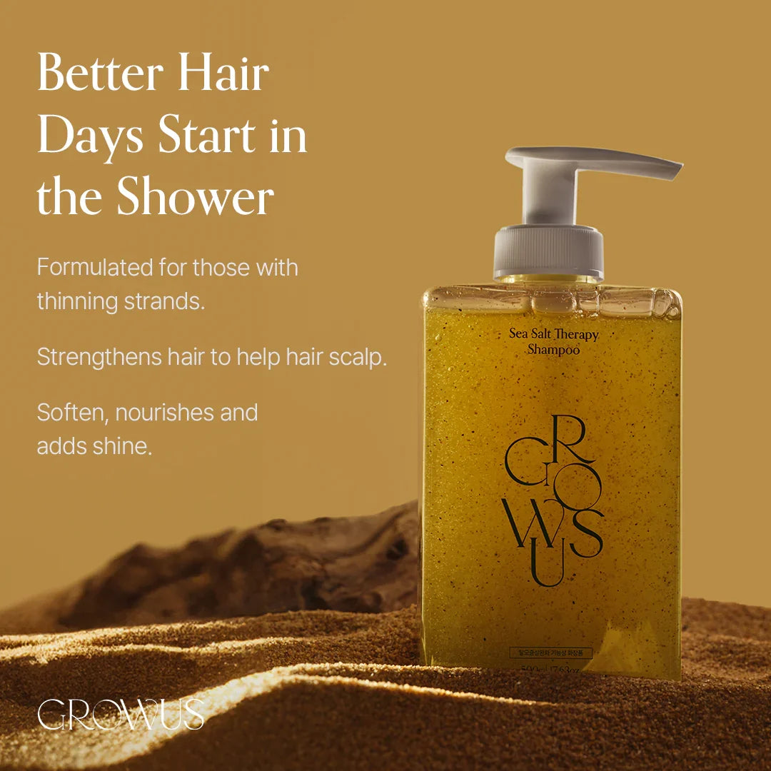 GROWUS Sea Salt Therapy Shampoo 500g 3