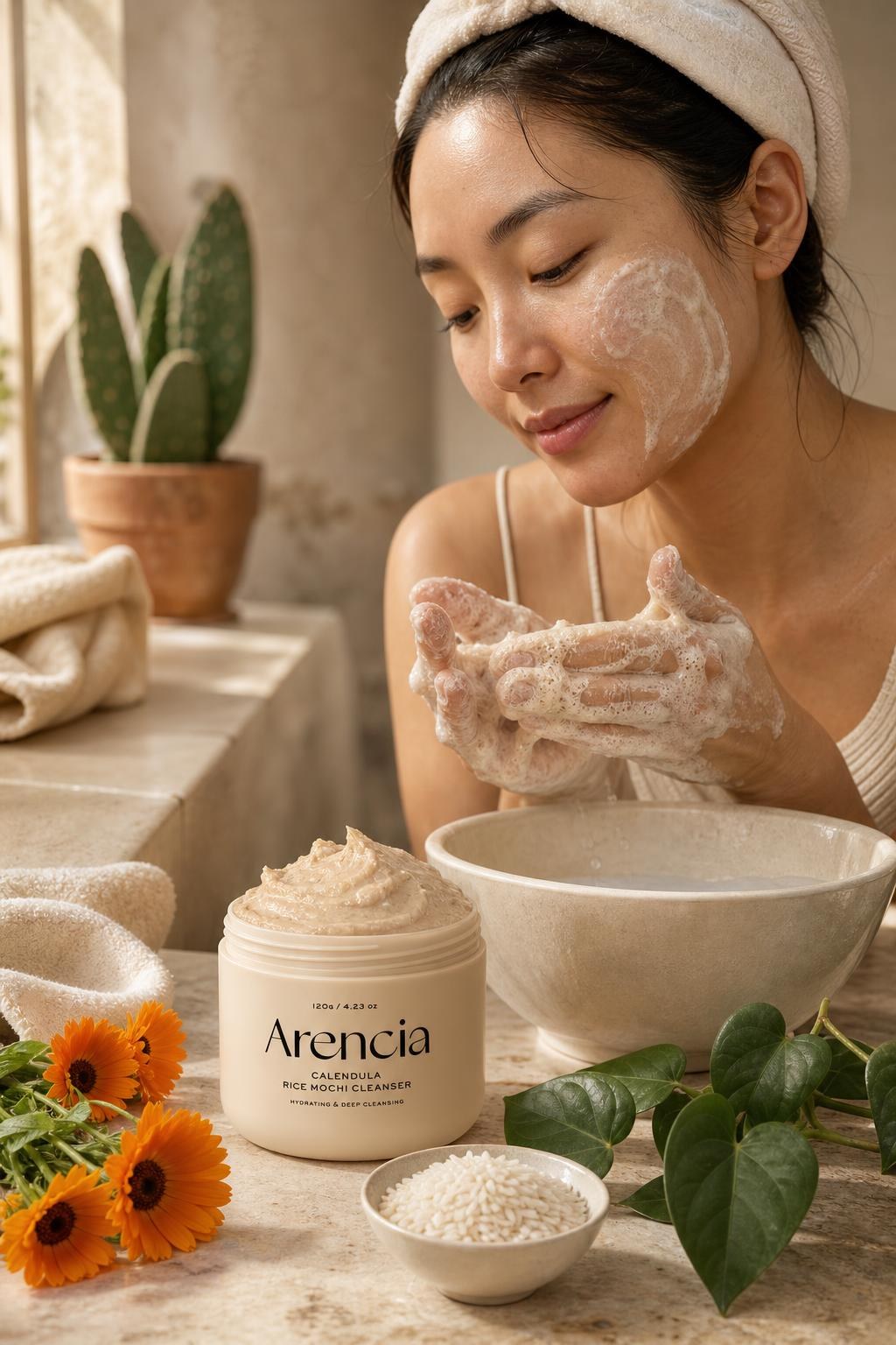 Arencia Calendula Rice Mochi Cleanser