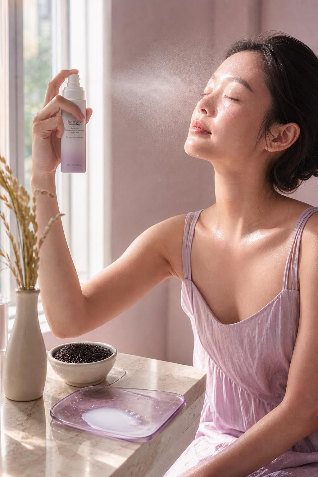 Haruharu Wonder Black Rice Probiotics Barrier 2% NAD+ Serum Mist