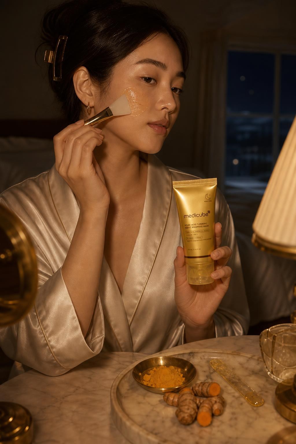 Medicube Kojic Acid Turmeric Night Wrapping Mask