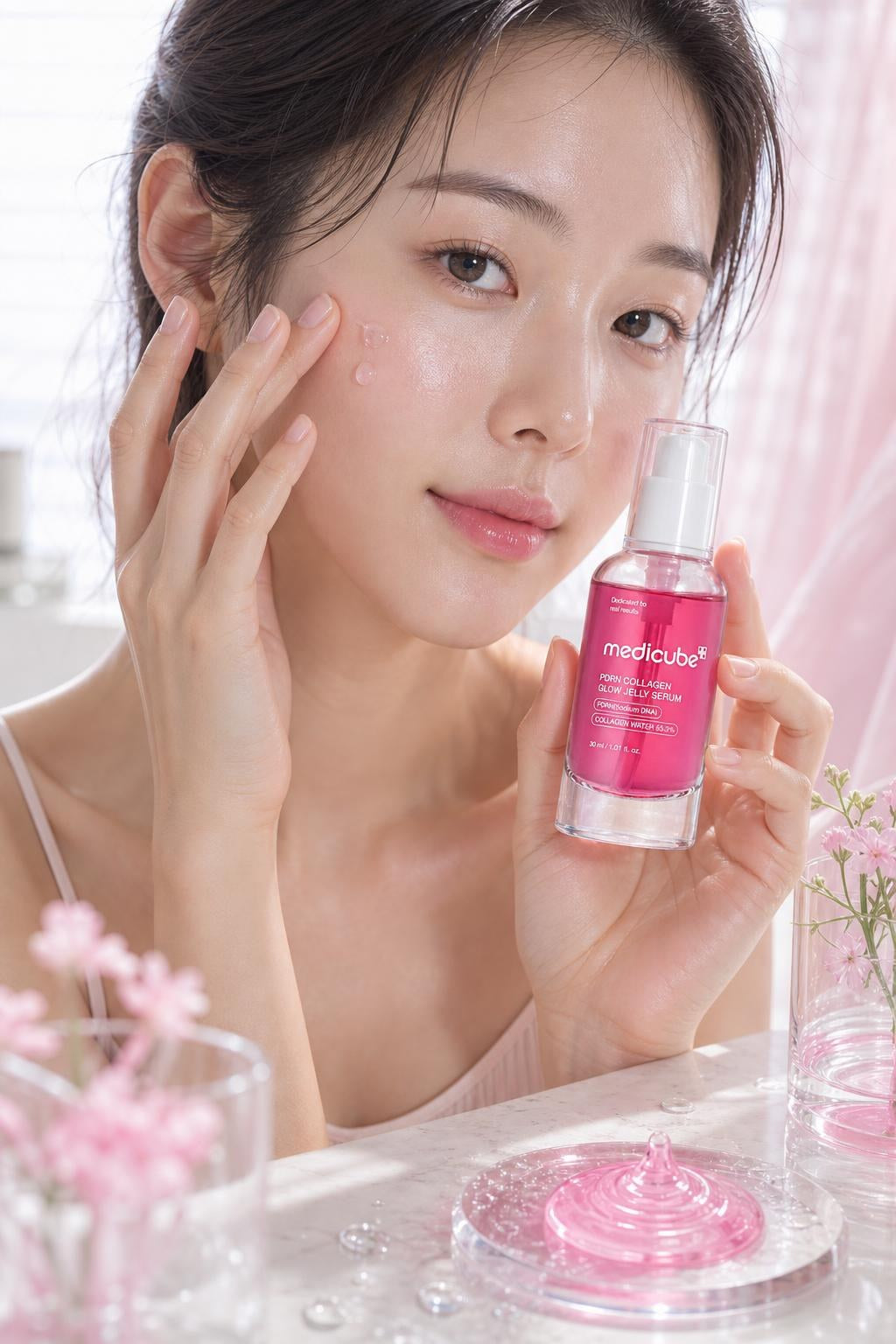 Medicube PDRN Pink Collagen Glow Jelly Serum