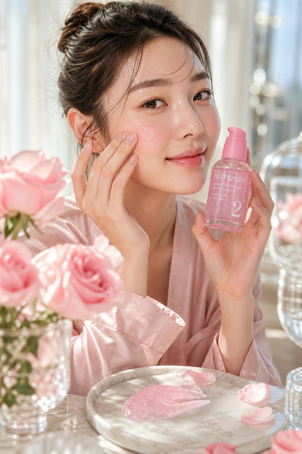 Numbuzin No.2 Rose PDRN Collagen Plumping Serum