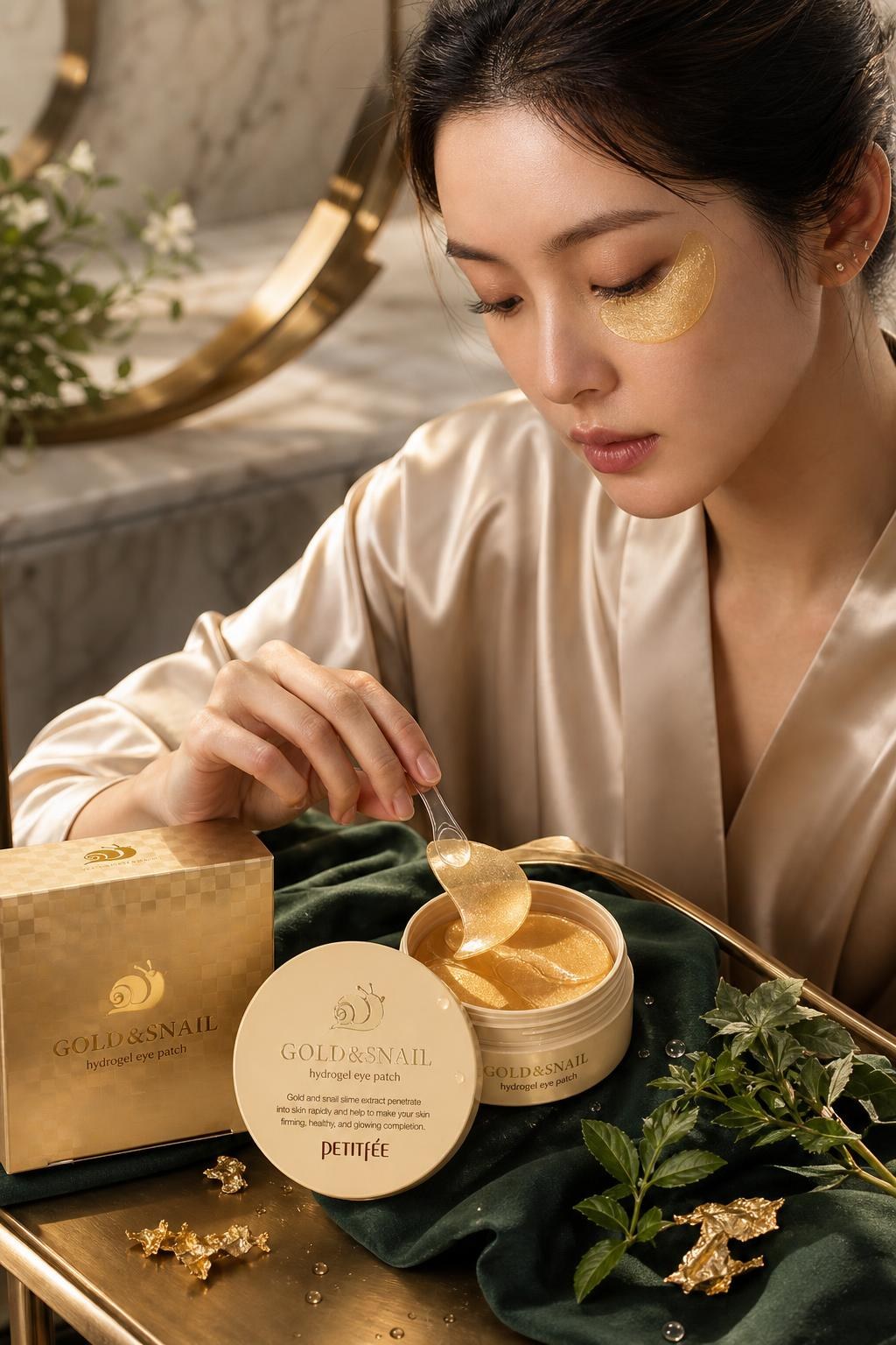Petitfee Gold & Snail Hydrogel Eye Patch