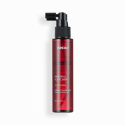 Kundal Head Spa & Scalp Care+ Caffeine Scalp Tonic 100ml red spray bottle with nozzle on white