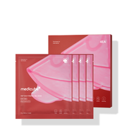 Medicube EGF NAD Firming Gel Mask red 4-pack box with four single pouches