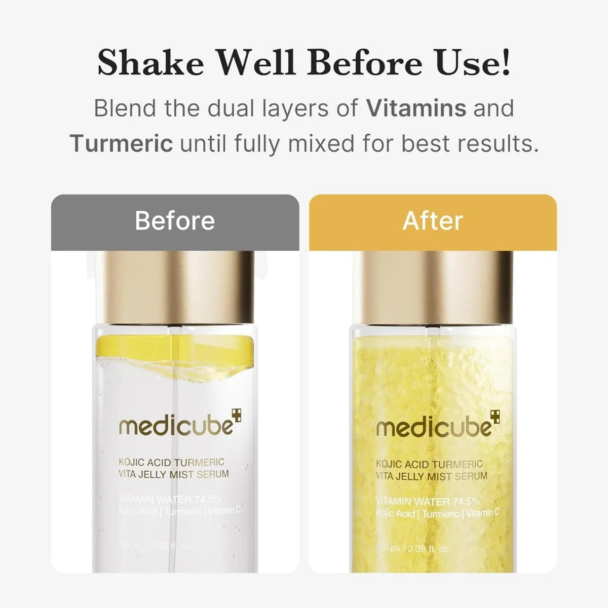 Medicube Kojic Acid Turmeric Vita Jelly Mist Serum 100ml 4