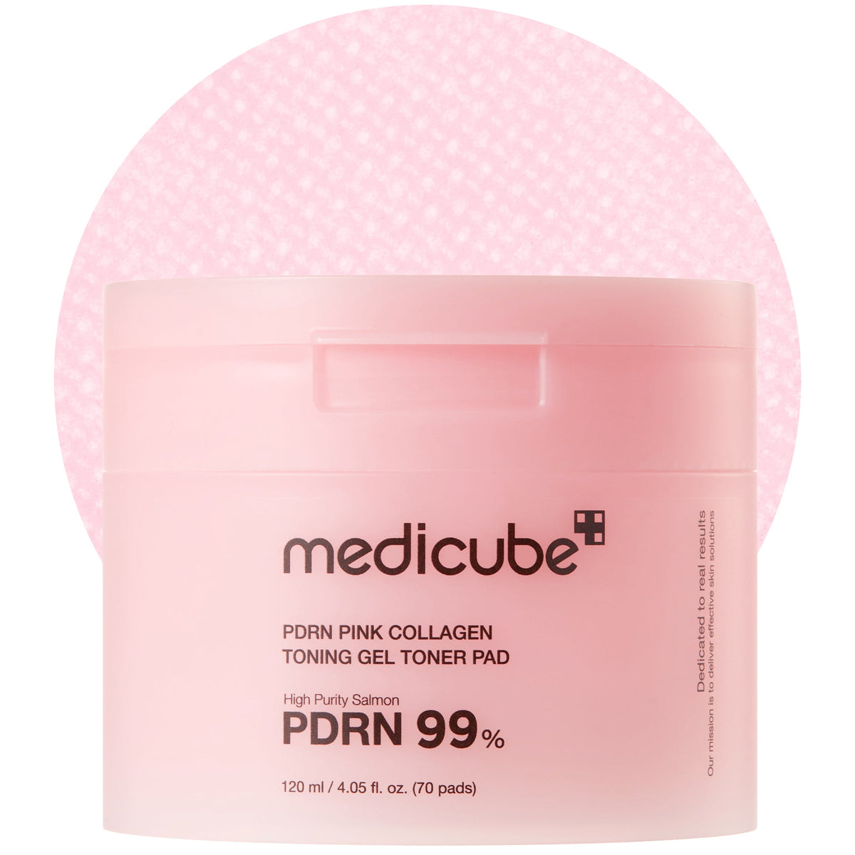Medicube PDRN Pink Collagen Toning Gel Toner Pad 70-pad pink jar