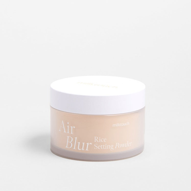 Milk Touch Air Blur Rice Setting Powder 33g in a frosted jar with white lid