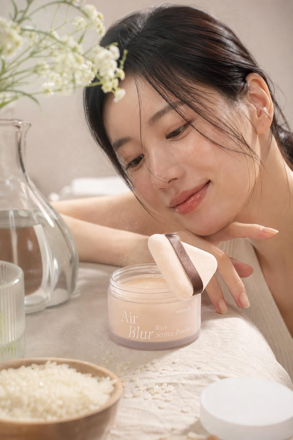 Air Blur Rice Setting Powder