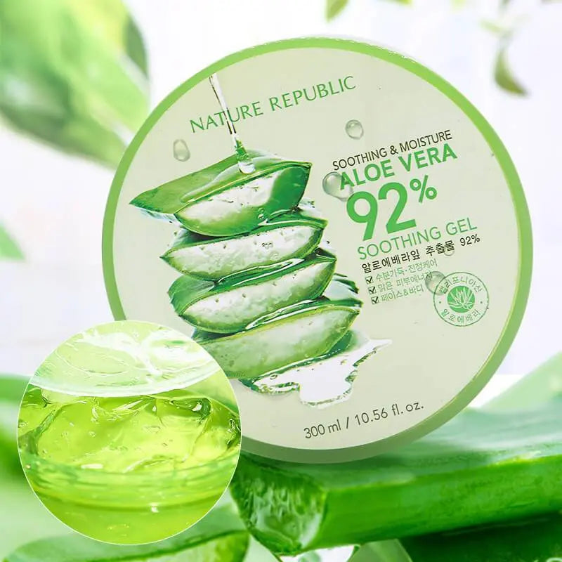 Nature Republic Soothing & Moisture Aloe Vera 92% Soothing Gel 300ml 3
