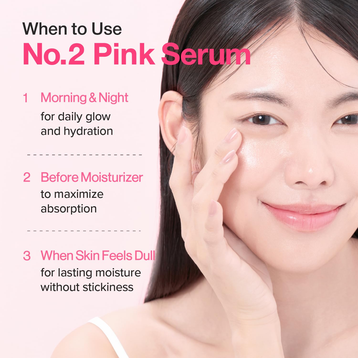 Numbuzin No.2 Rose PDRN Collagen Plumping Serum 30ml 5