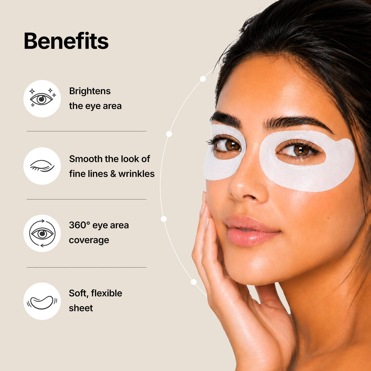 Genabelle PDRN 360 Rejuvenating Eye Mask 100ml (70ea) 2